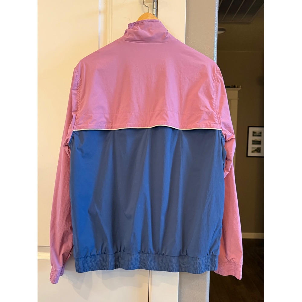 Marine Layer Unisex Adult Pink/Blue Colorblock Lightweight Windbreaker Size M - Picture 5 of 6